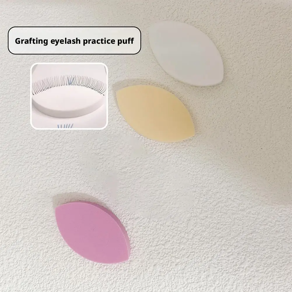 Soft Sponge False Eyelash Pads Beginner Lash Map Chart Makeup Wispy Training Extensions Lashes Eyelash Reusable Tool Puffs J4X0 - Image 2