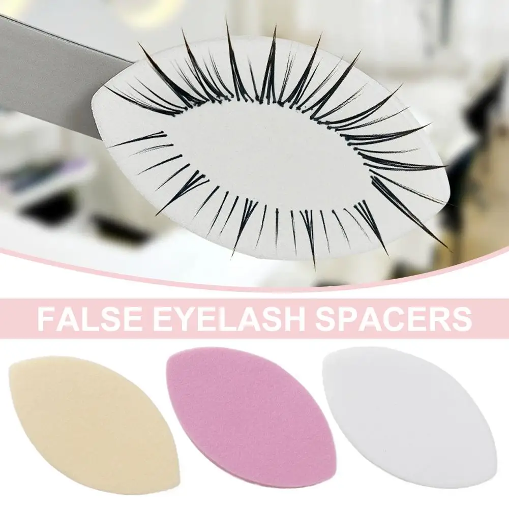 Soft Sponge False Eyelash Pads Beginner Lash Map Chart Makeup Wispy Training Extensions Lashes Eyelash Reusable Tool Puffs J4X0