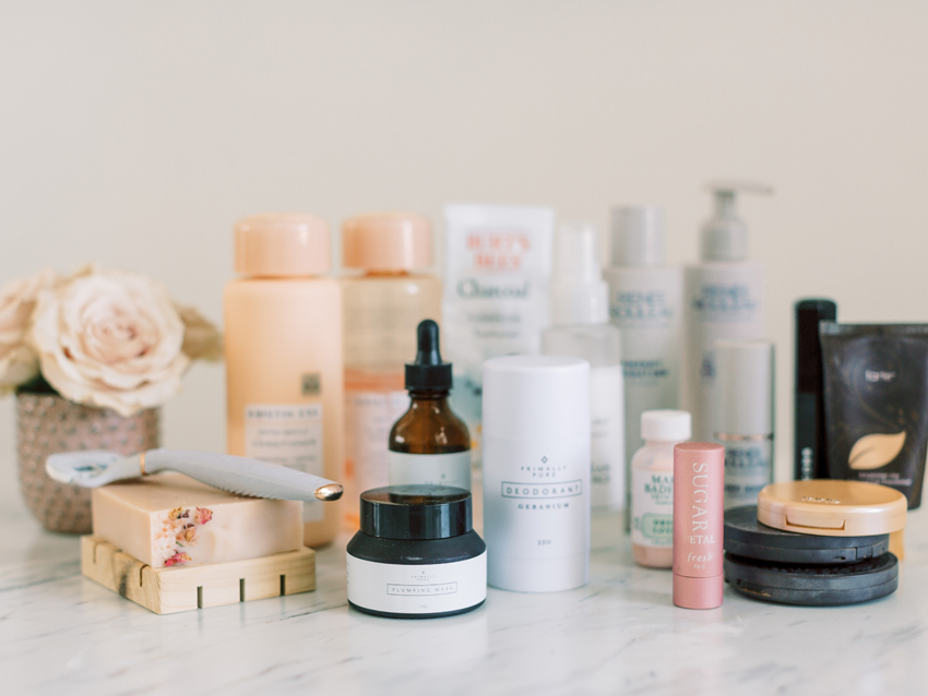 simple skincare routine beauty products